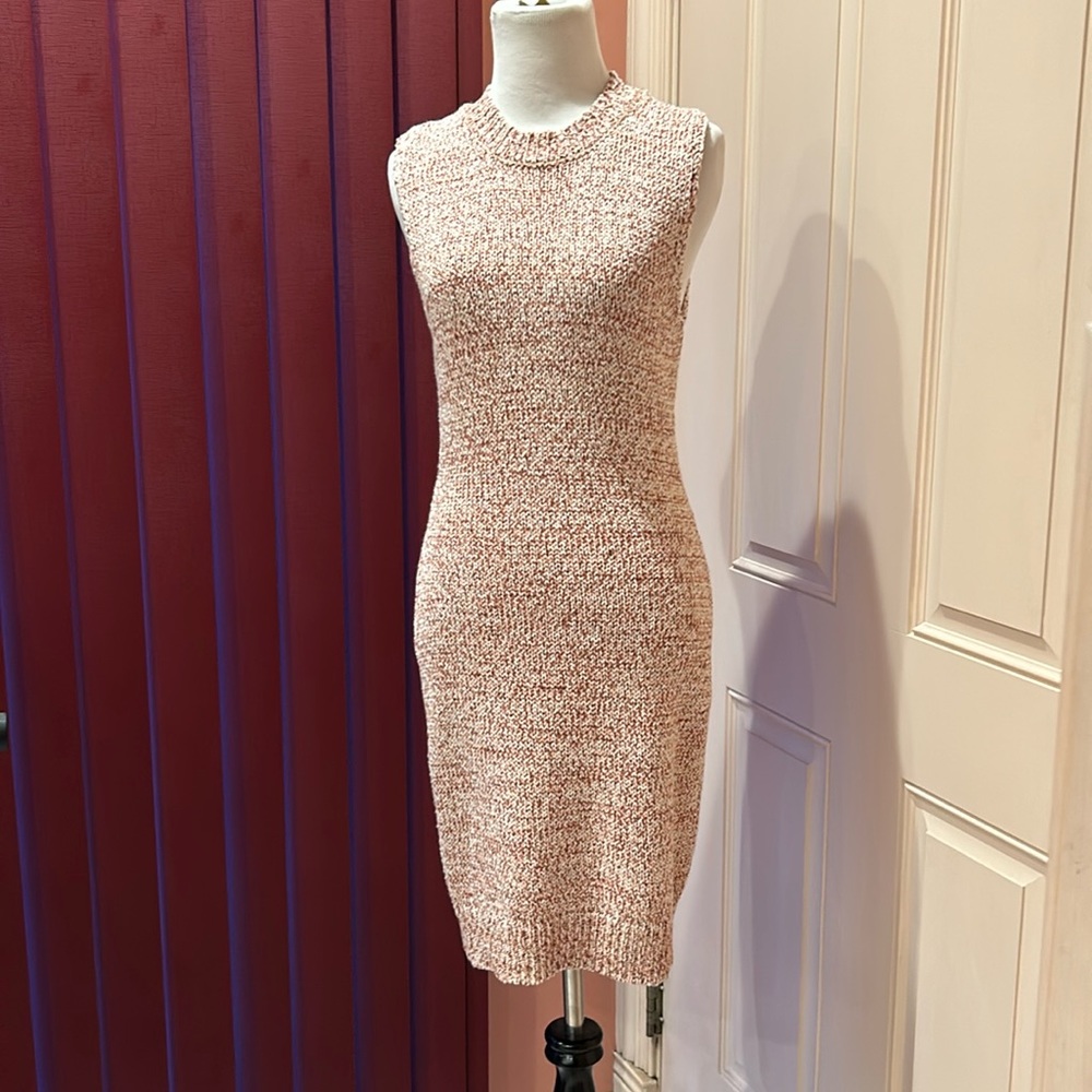 Unknown brand, sleeveless, knit, sweater, dress, cotton polyester size large